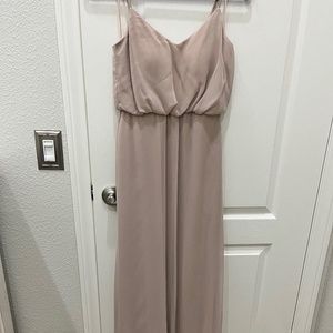 Taupe Bridesmaid Dress